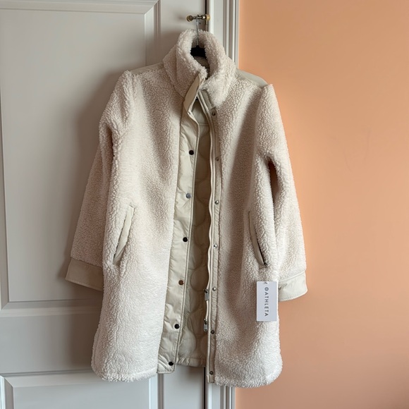Athleta Fleece Hybrid Coat (NWT) - Picture 1 of 4